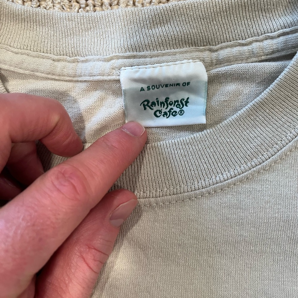 Rainforest Café Disney World Resorts T-Shirt Casual Adult Shirt Vintage 90s - Picture 4 of 9